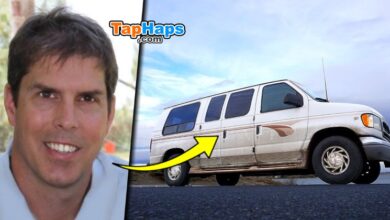 Photo of Nice Guy Stops To Help With Flat Tire, Realizes The Van Is Stuffed Full