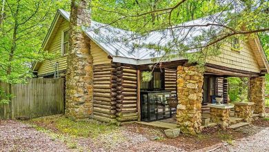 Photo of Cute log cabin! Circa 1929. On two acres in North Carolina. $215,000