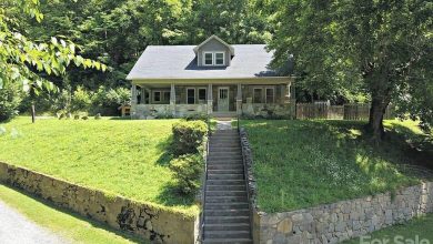 Photo of Stone mountain house in North Carolina. Over an acre. $349,900