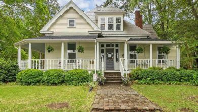 Photo of Porch goals and unpainted woodwork! Circa 1914 in South Carolina. $299,900