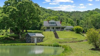 Photo of Organic farm with a stocked pond. Over four acres in the NC mountains. $374,500