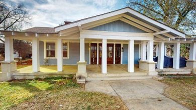 Photo of Porch goals and a pretty interior! Almost two acres in Tennessee. $210,000